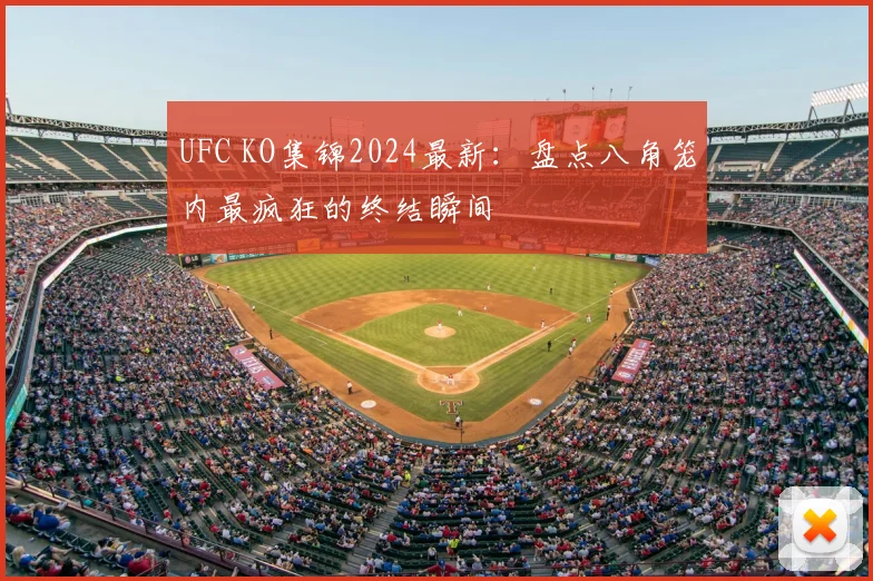UFC KO集锦2024最新：盘点八角笼内最疯狂的终结瞬间