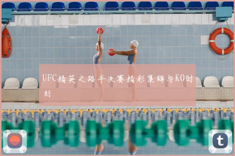 UFC精英之路半决赛精彩集锦与KO时刻