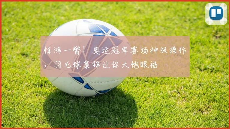 惊鸿一瞥！奥运冠军赛场神级操作，羽毛球集锦让你大饱眼福